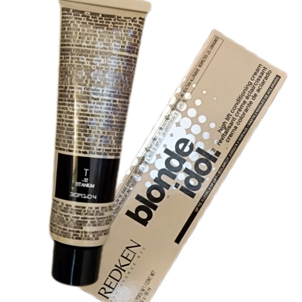 Redken Blonde Idol High Lift Conditioning Cream Haircolor 2 Oz - Titanium